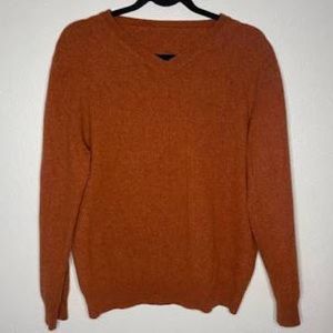 ❤️ BOGO Vintage burnt Orange v neck sweater